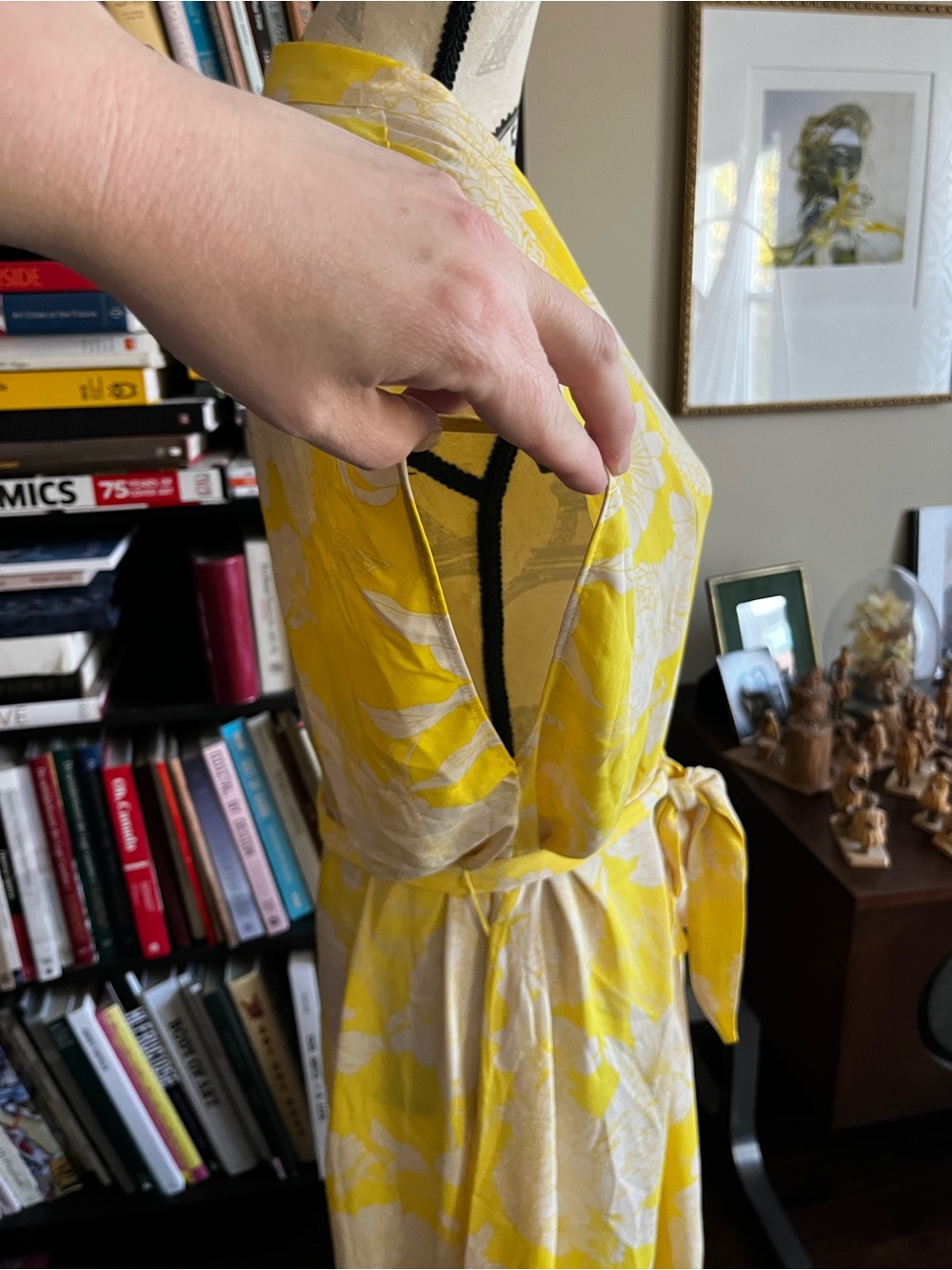 H&M Yellow and White Floral Maxi Dress - Picture 5 of 10